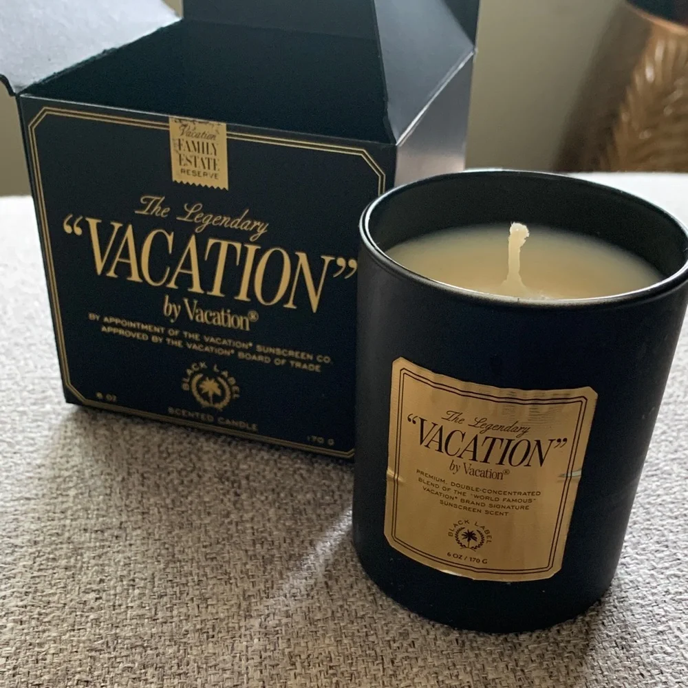 New Vacation Candle 6oz size - Picture 1 of 8